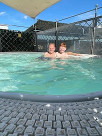 Rooftop jacuzzi - great to relax at a busy day in the city