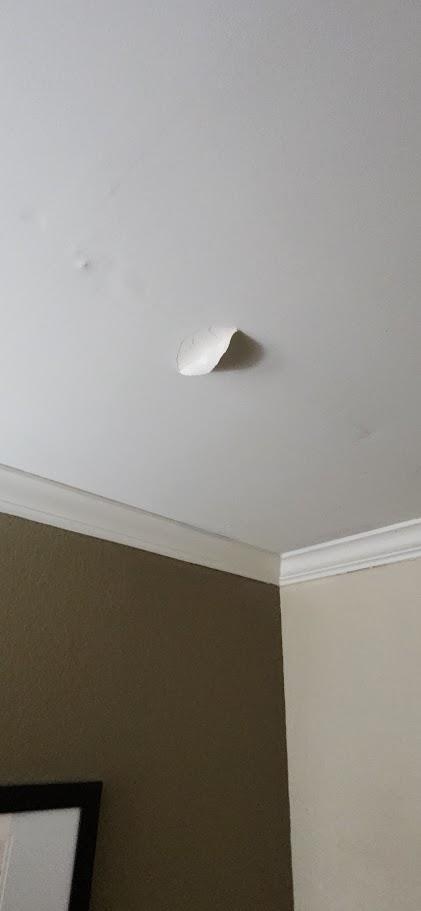 ceiling in room