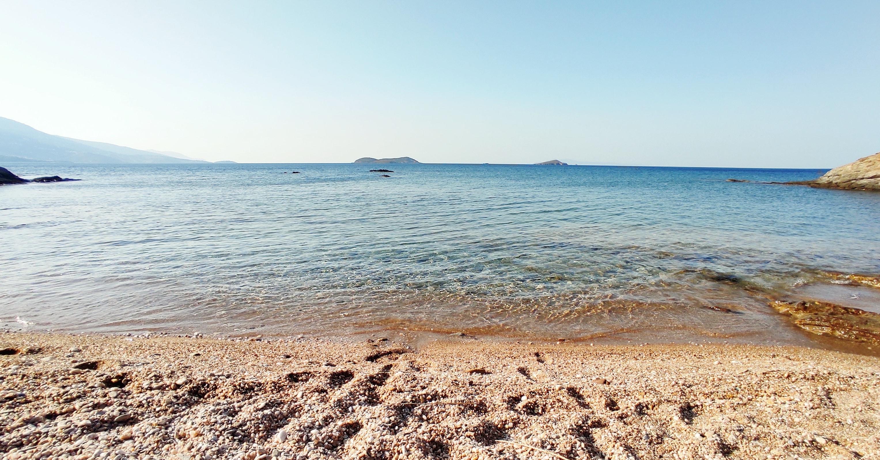 Small beach down the hotel 