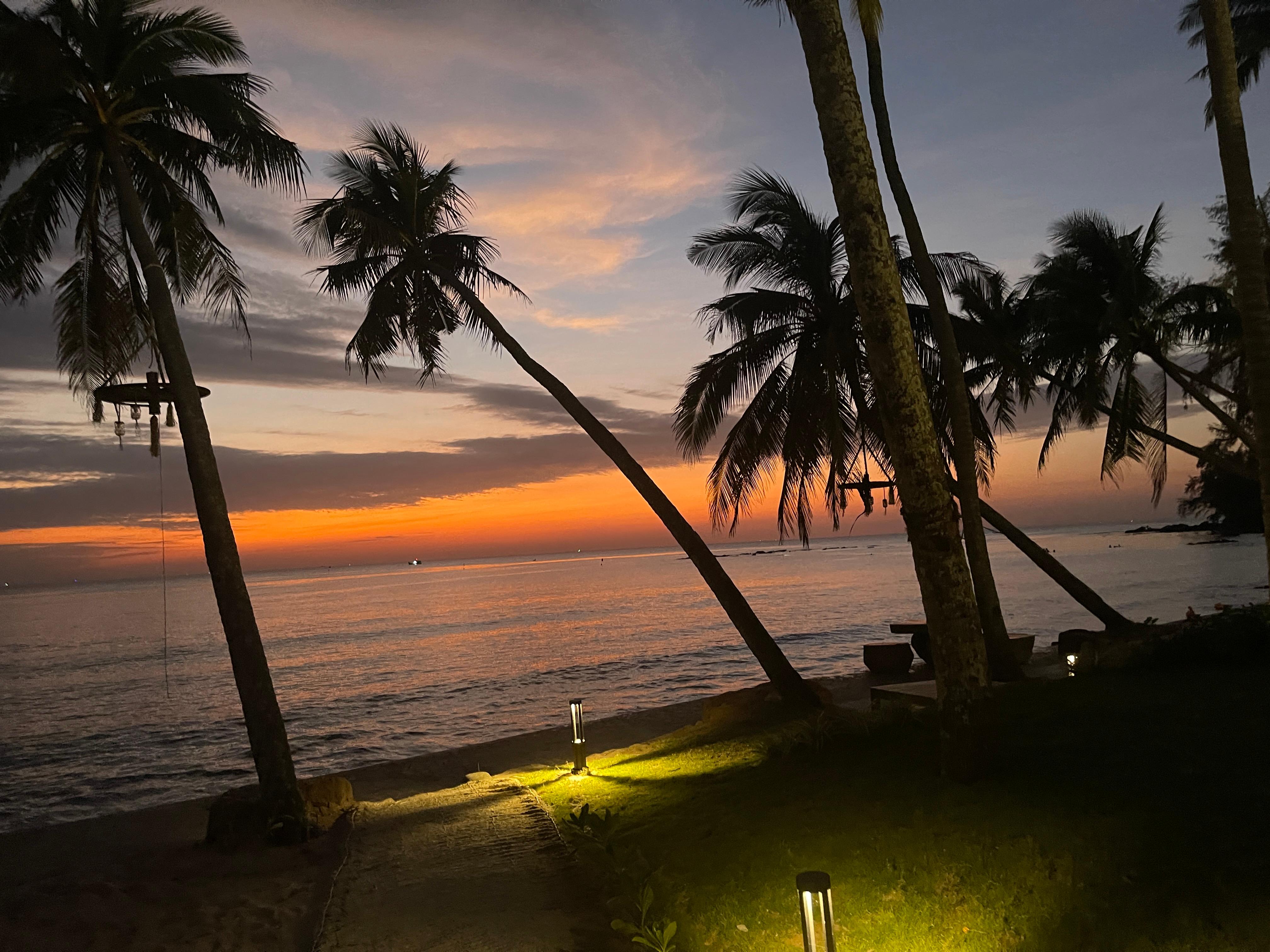 Abends am Strand