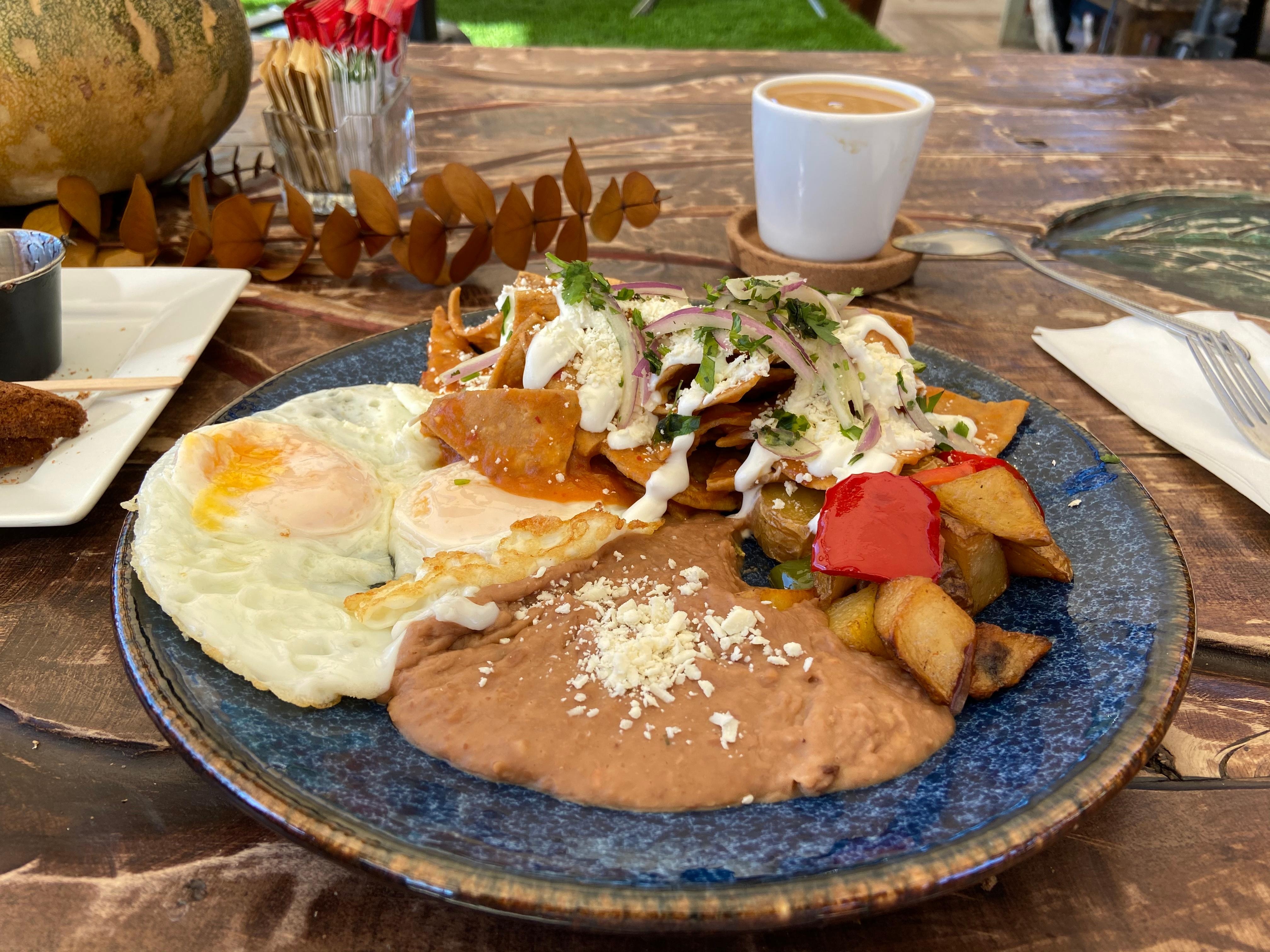 Desayuno en Fuego, cocina de el Valle de Guadalupe