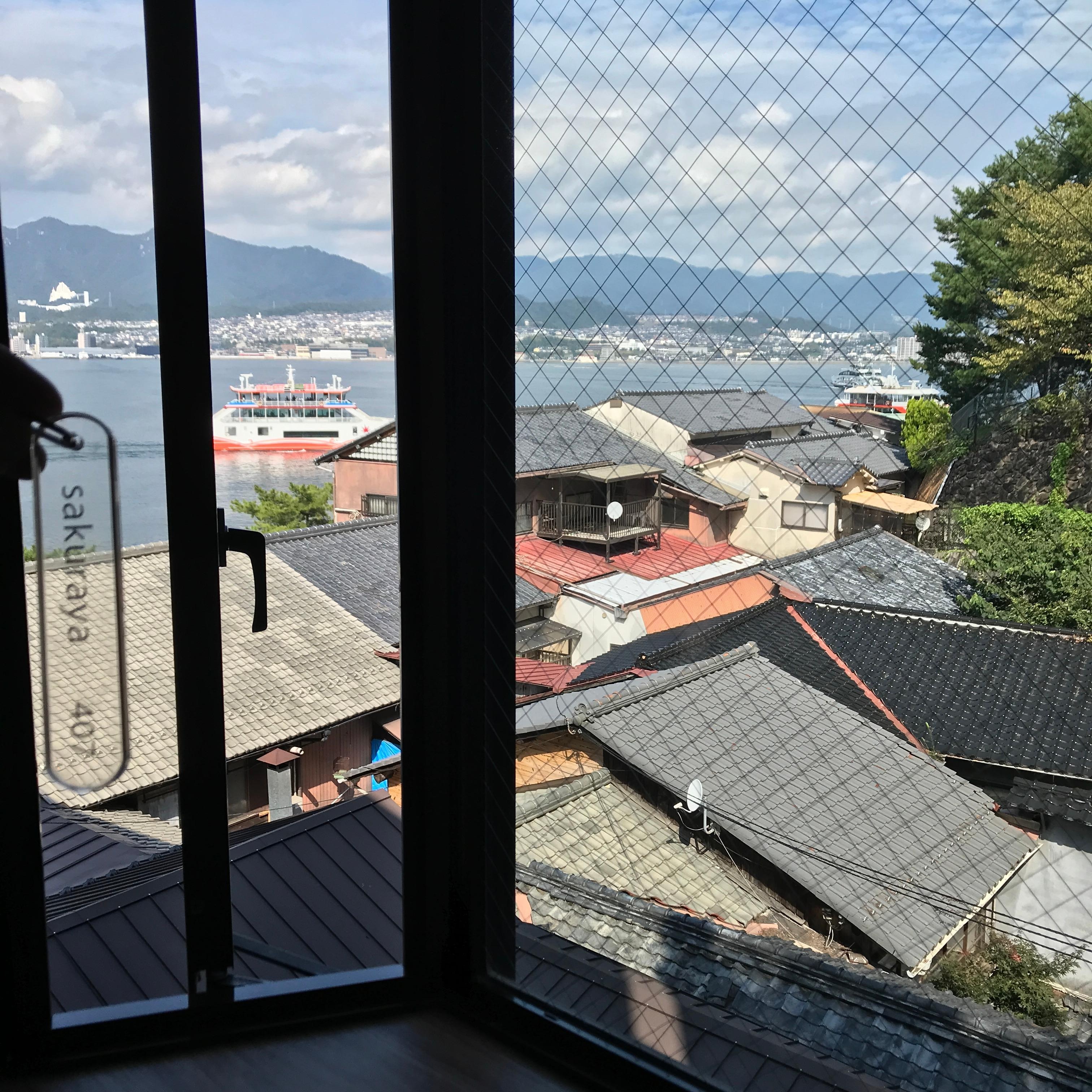 View from Room 407 - one of the economical single “Mountainside” rooms still had a nice view