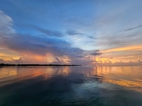 Sunset views from the fishing pier
