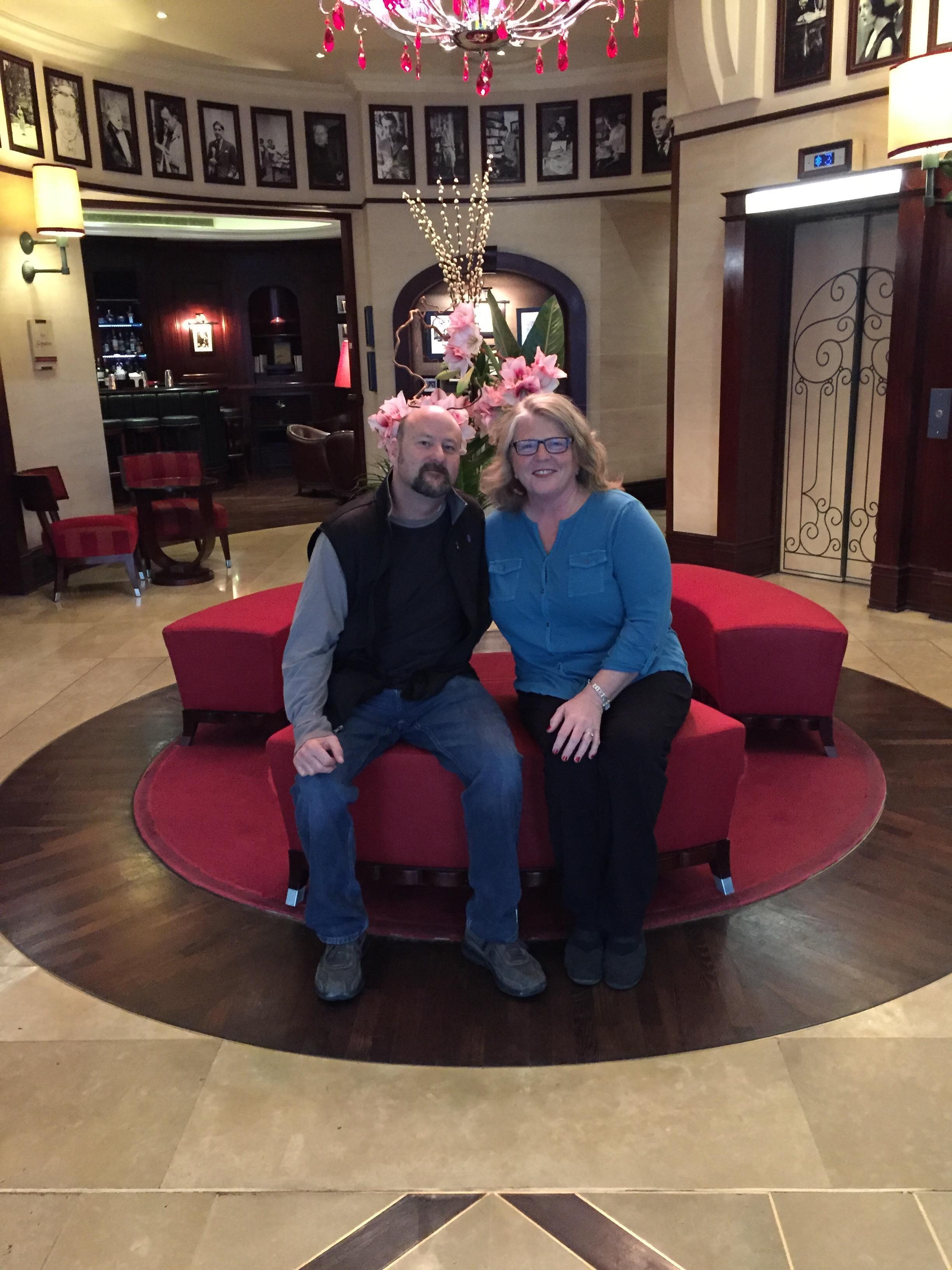 The lobby.