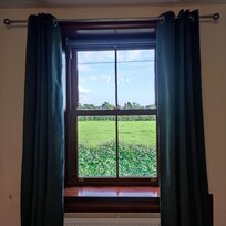 部屋からの眺めも長閑で落ち着きます。