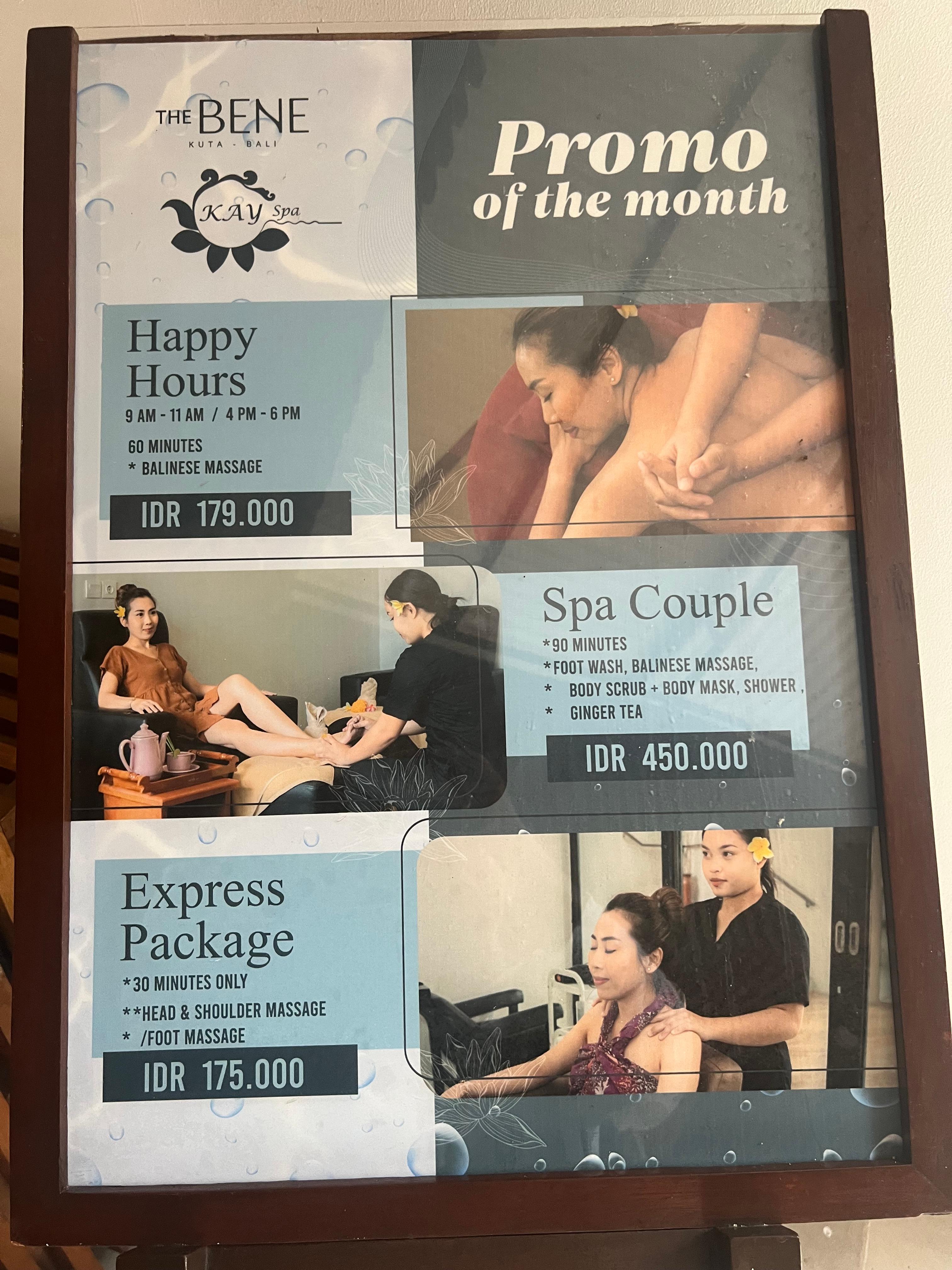 Spa is a must try 