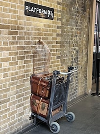 Plataforma 9 3/4 na estação King’s Cross