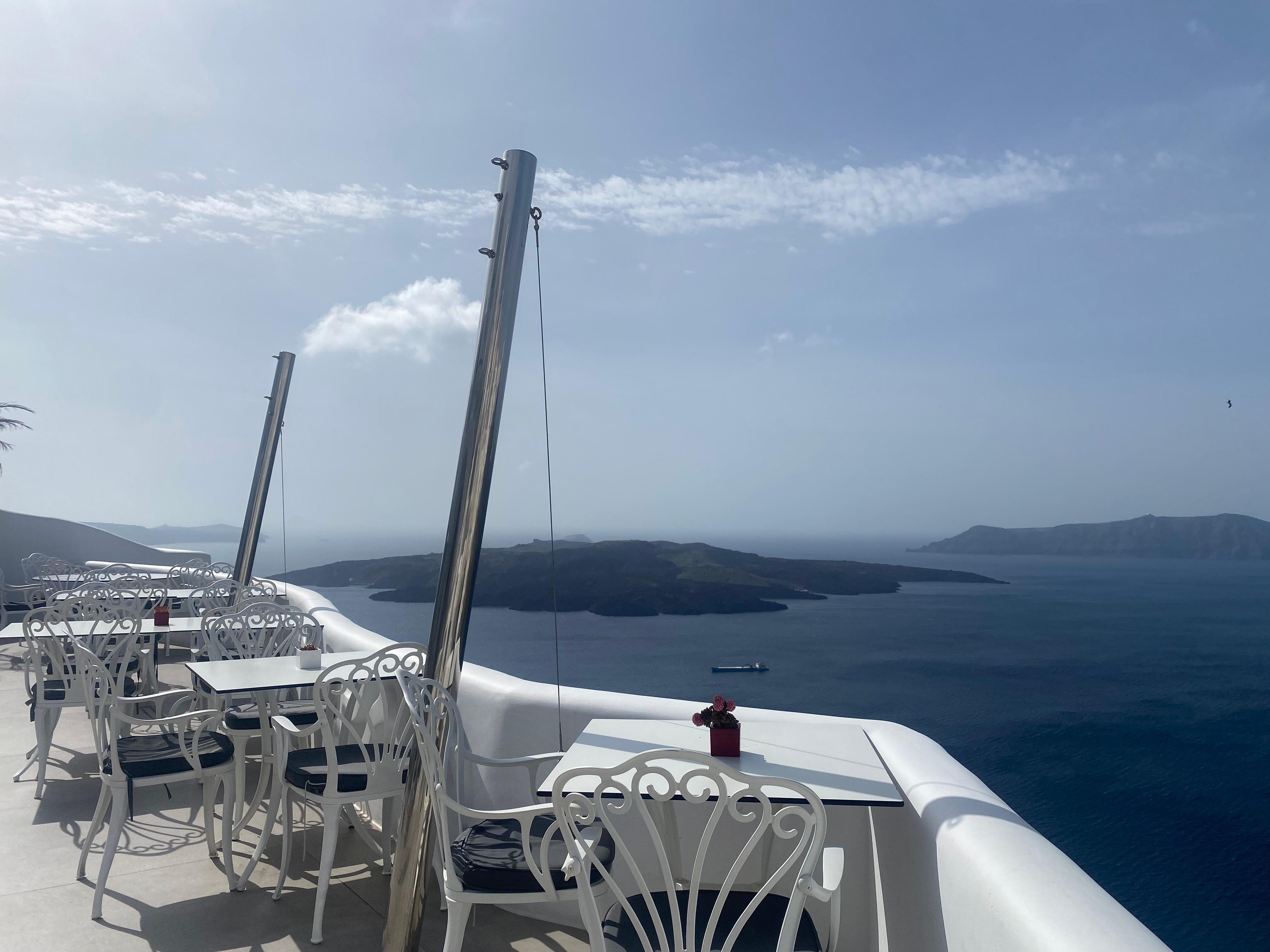 A different angle of the restaurant/bar balcony