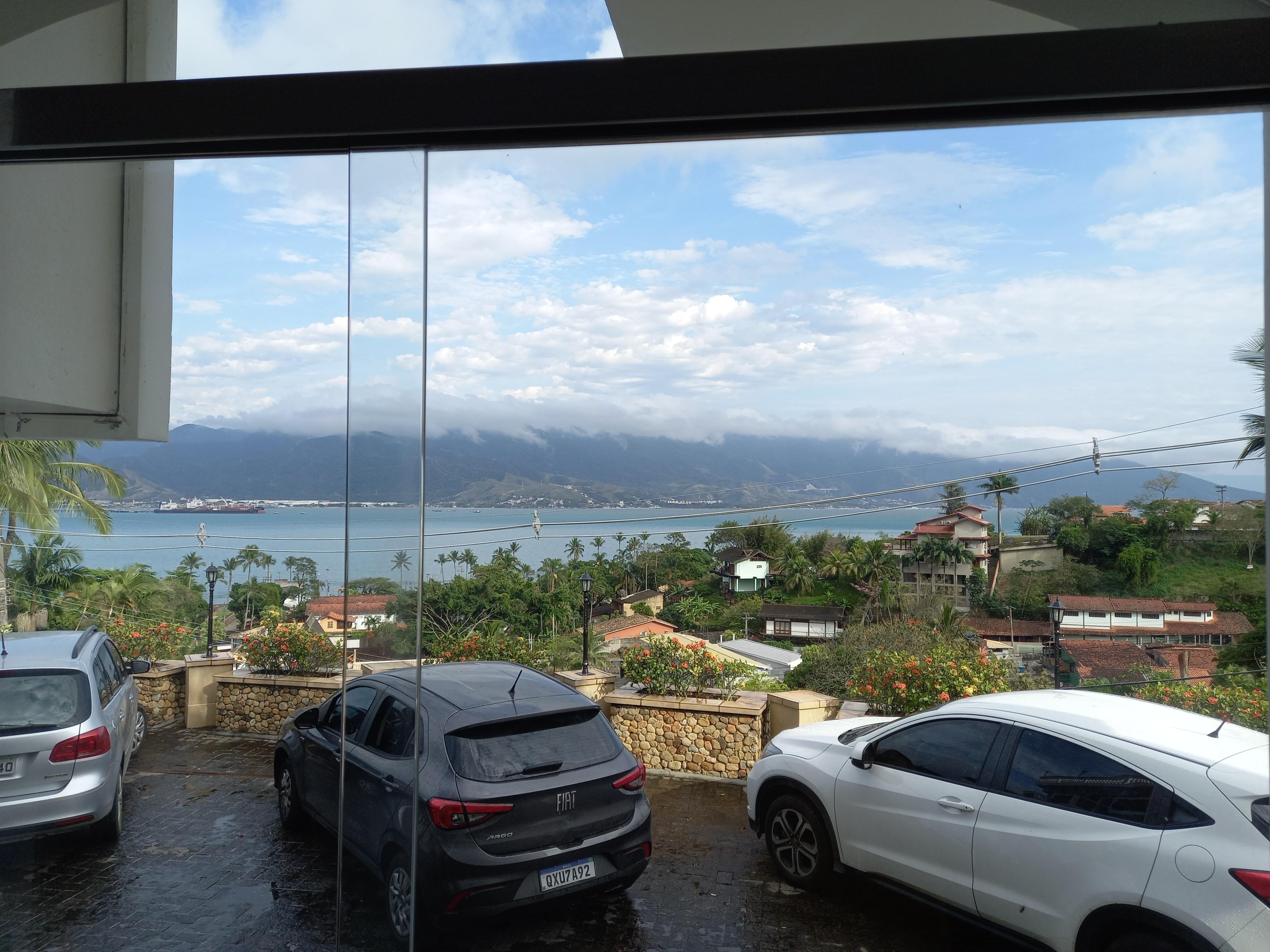 Vista da área de recepção