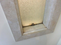 Dirt and mold in bathroom