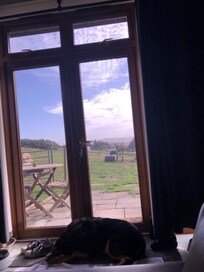 View from door