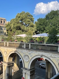 The terrace