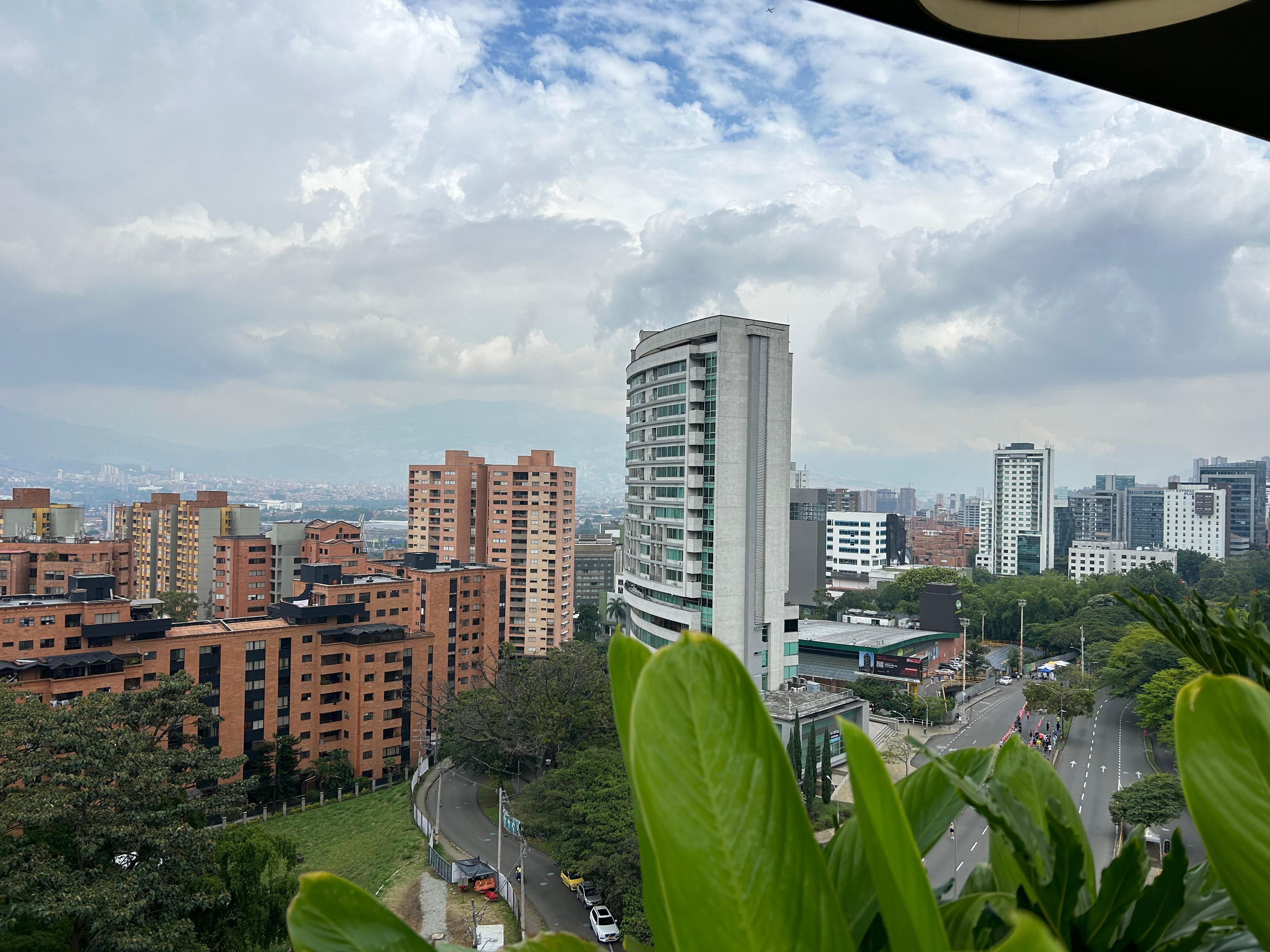 View from terrace 