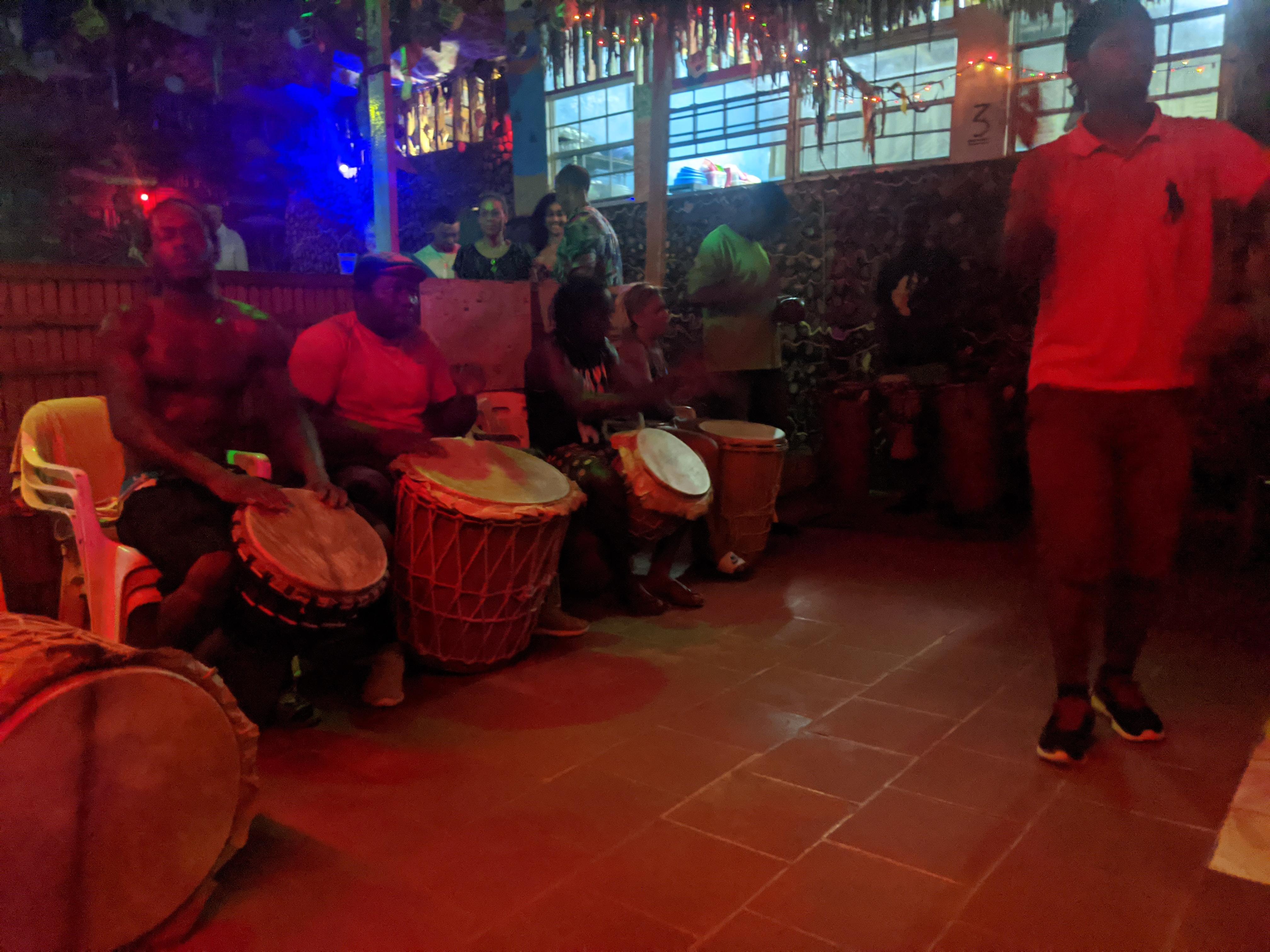 Drum Circle at Boat House Restaurant 