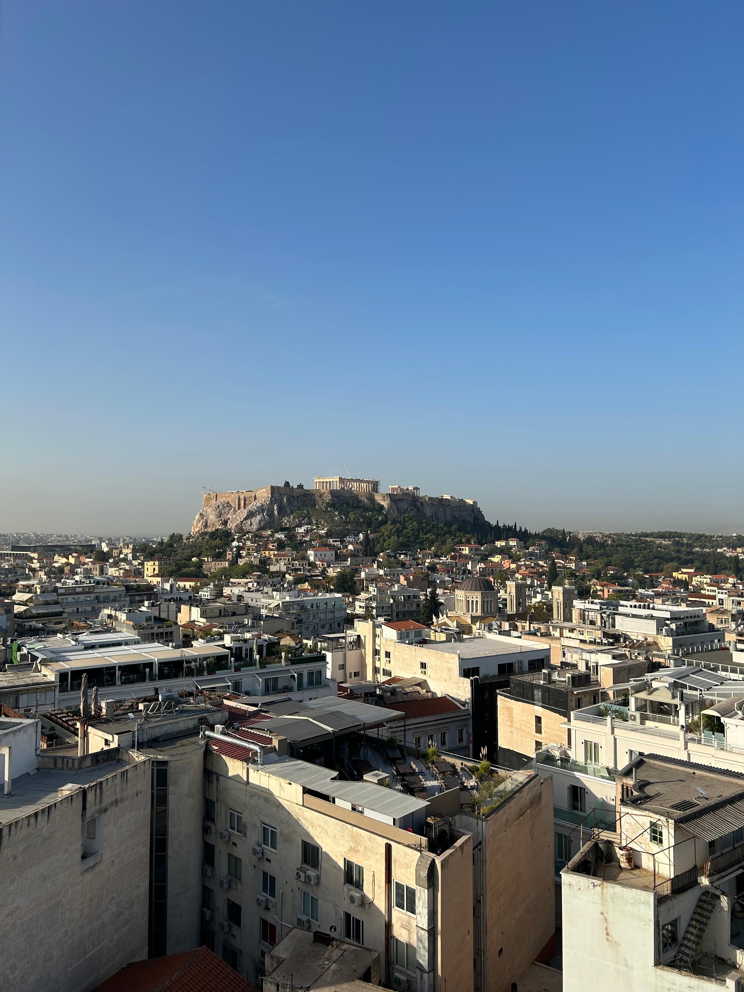 Vista do café da manhã 