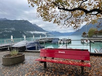 Lake Brienze has a lovely place to walk