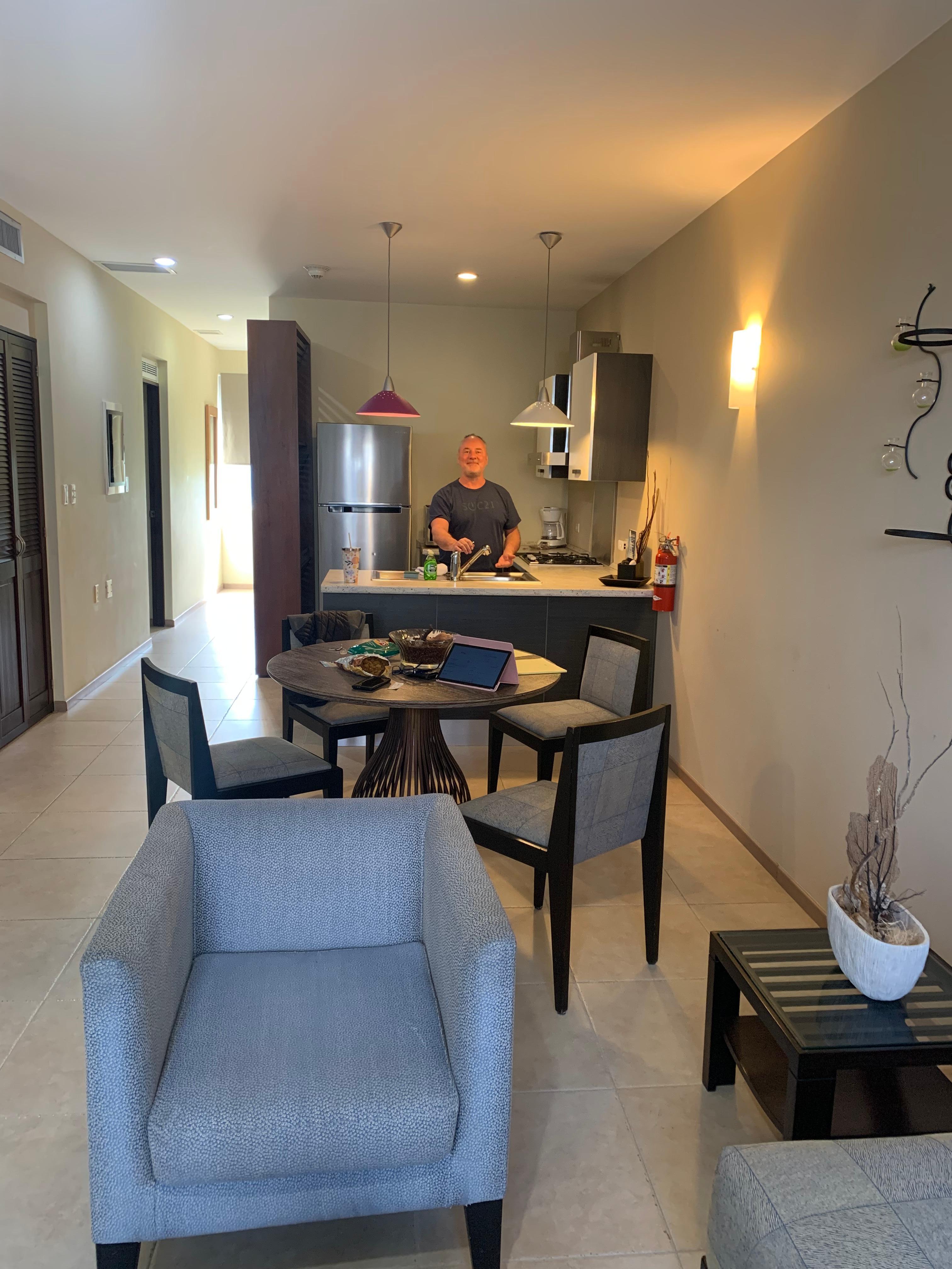 Kitchen and dining area