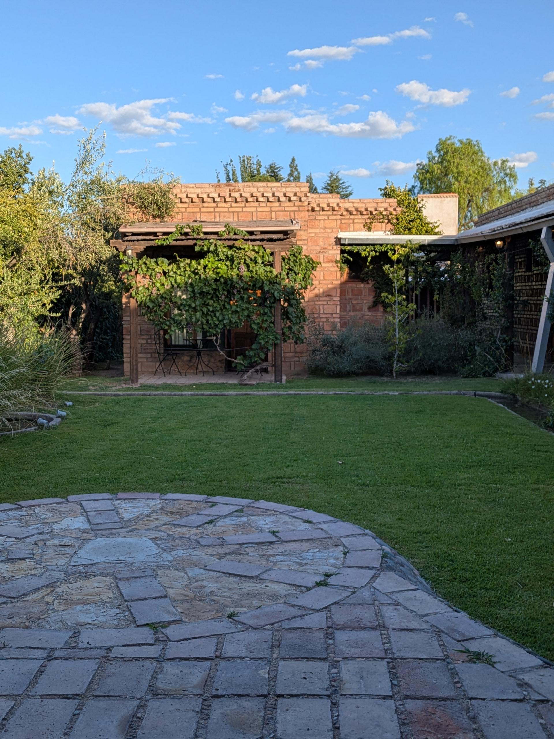 The inner courtyard 