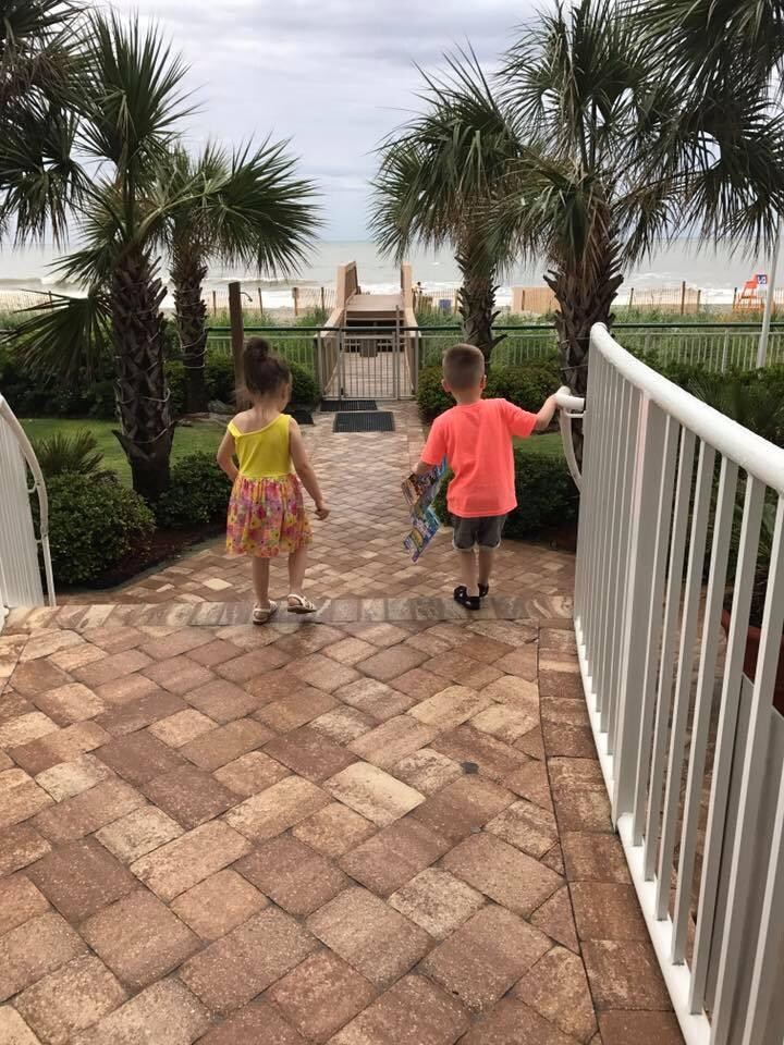 Walkway to beach