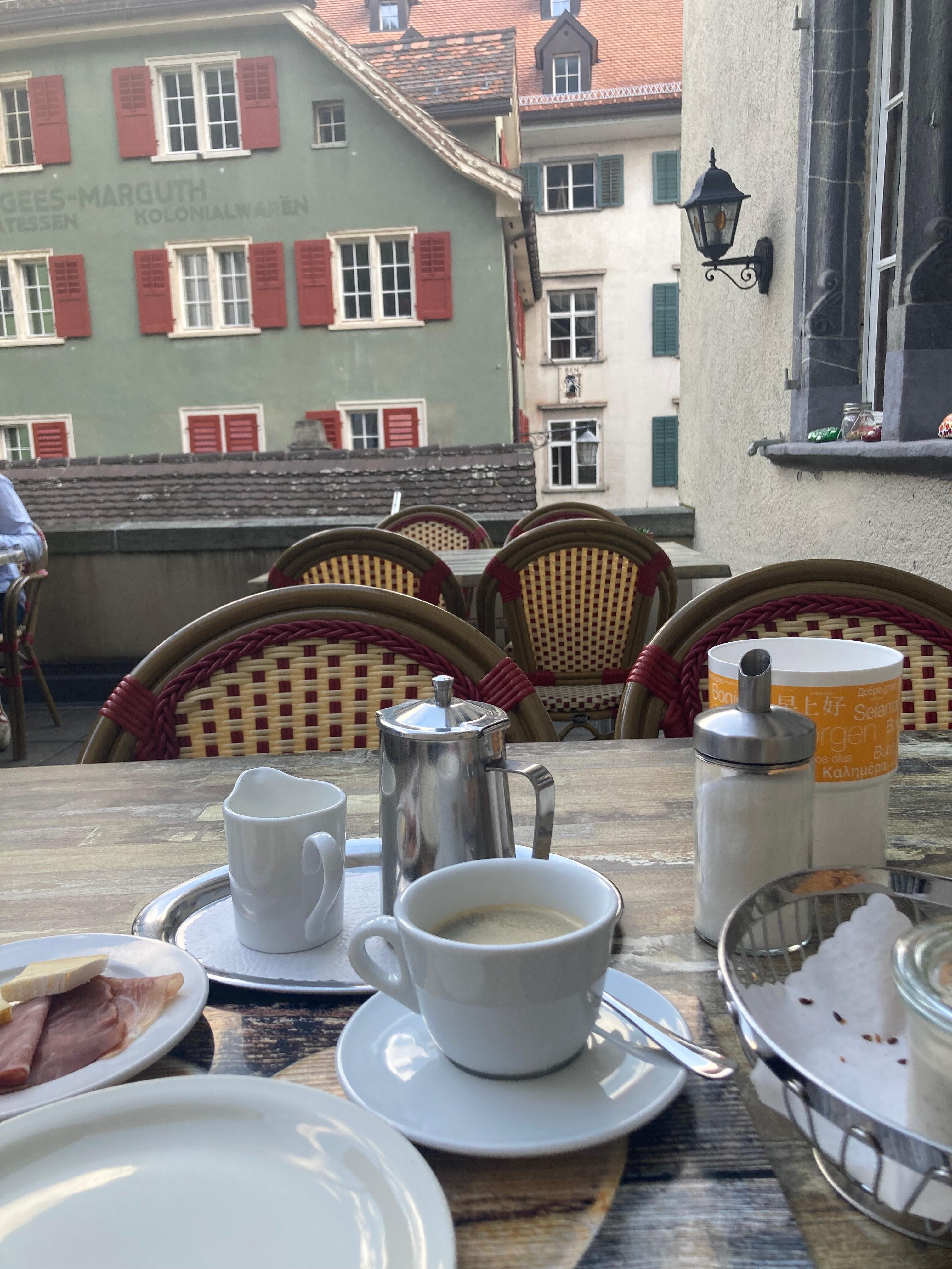 Breakfast on the terrace