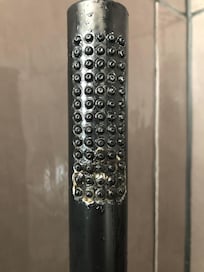 Dirty, moldy showerhead