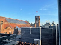 Vista desde la ventana, se aprecia la distancia a algunos de los puntos más importantes de la ciudad