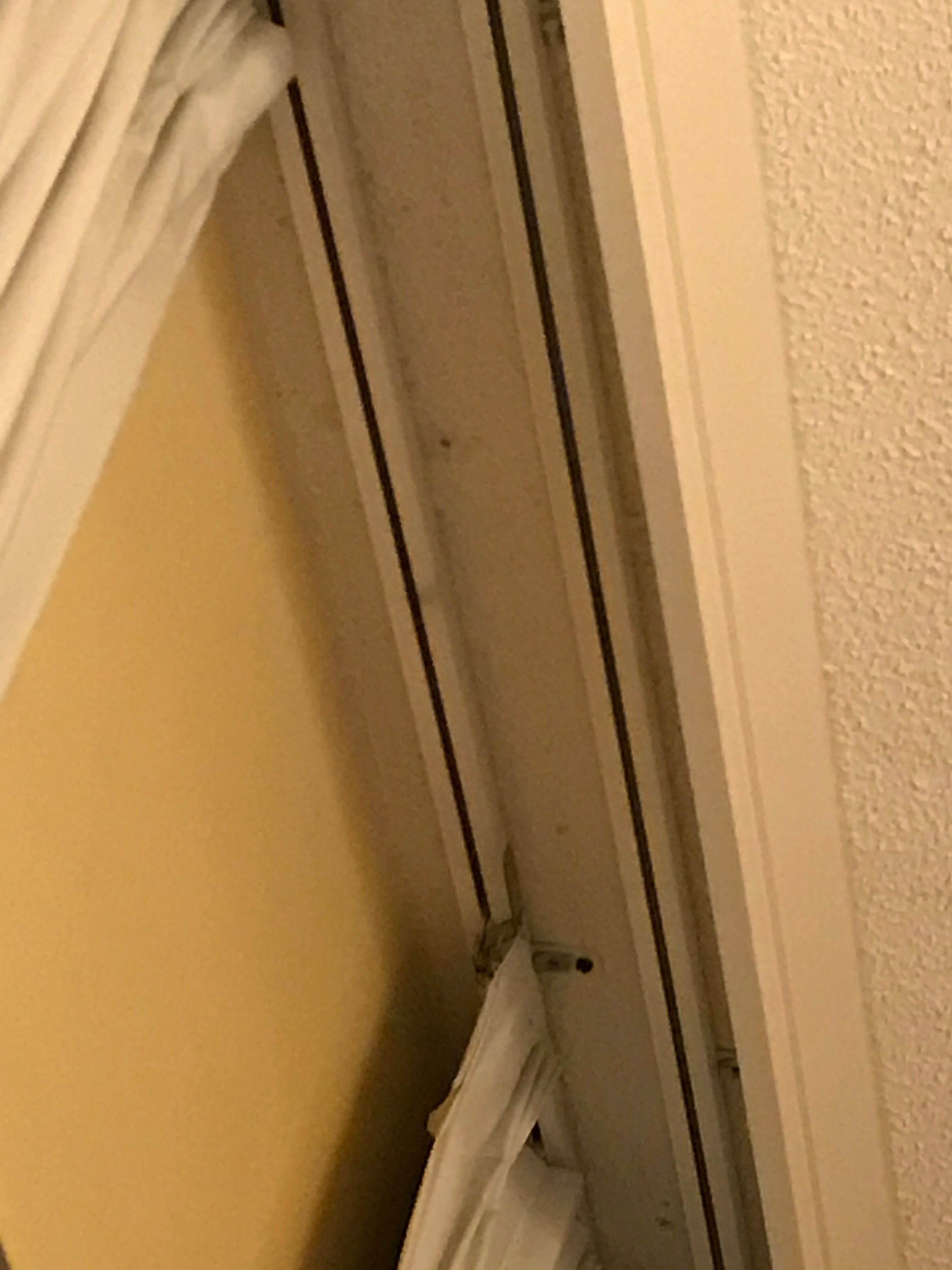 Dust in the curtains