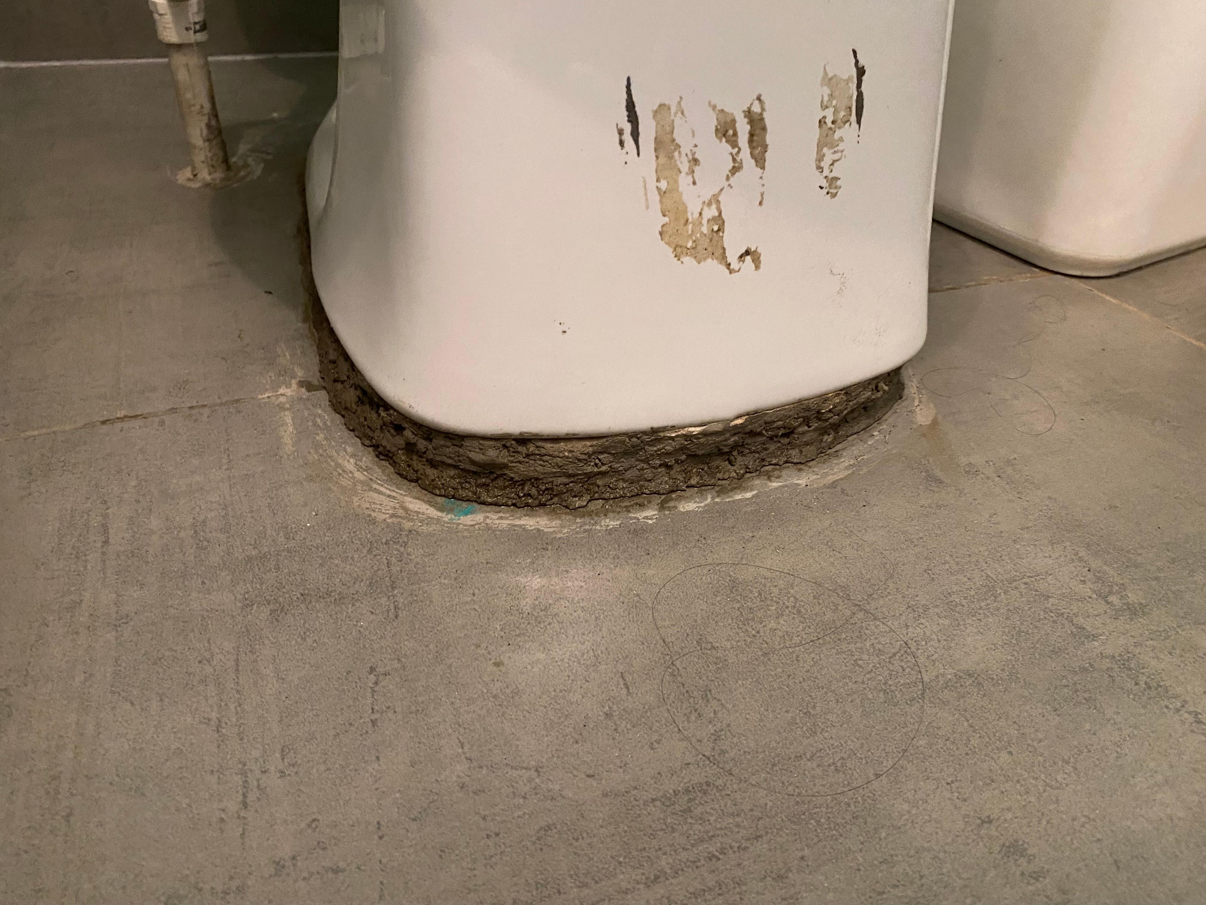 Toilet leaking from the bottom
