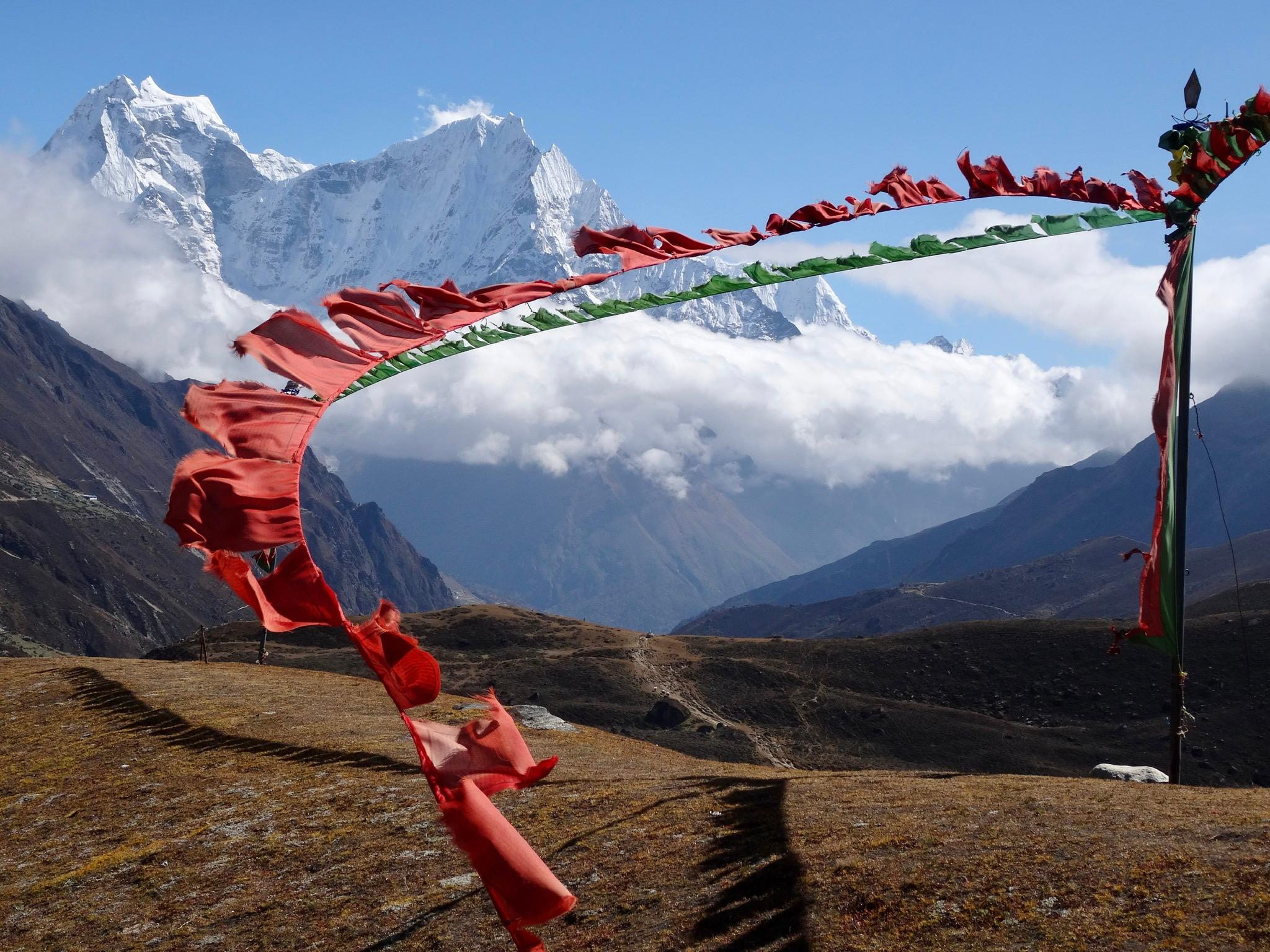 View from same hill above Machhermo.