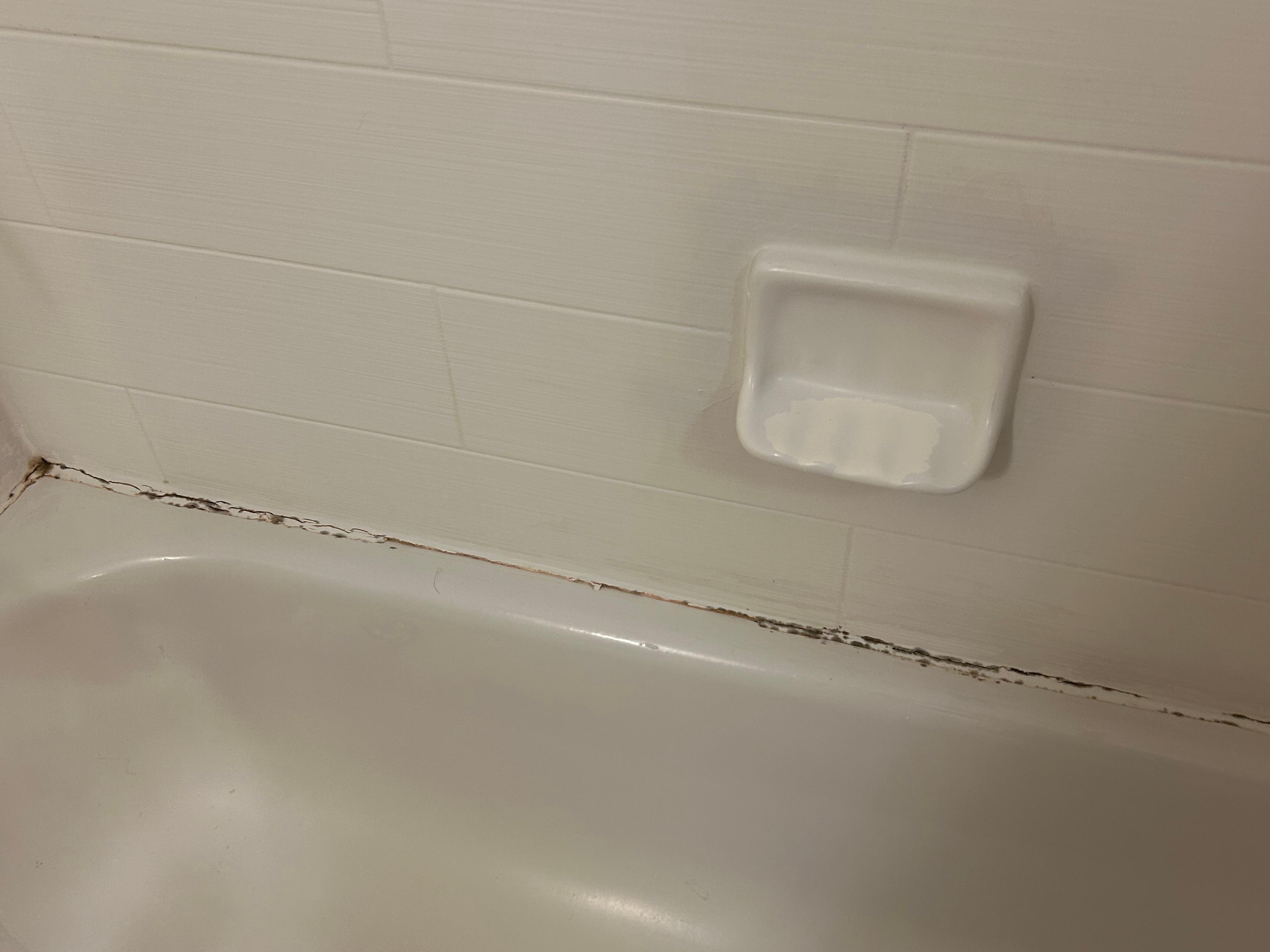 Mold around tub - need to replace caulk