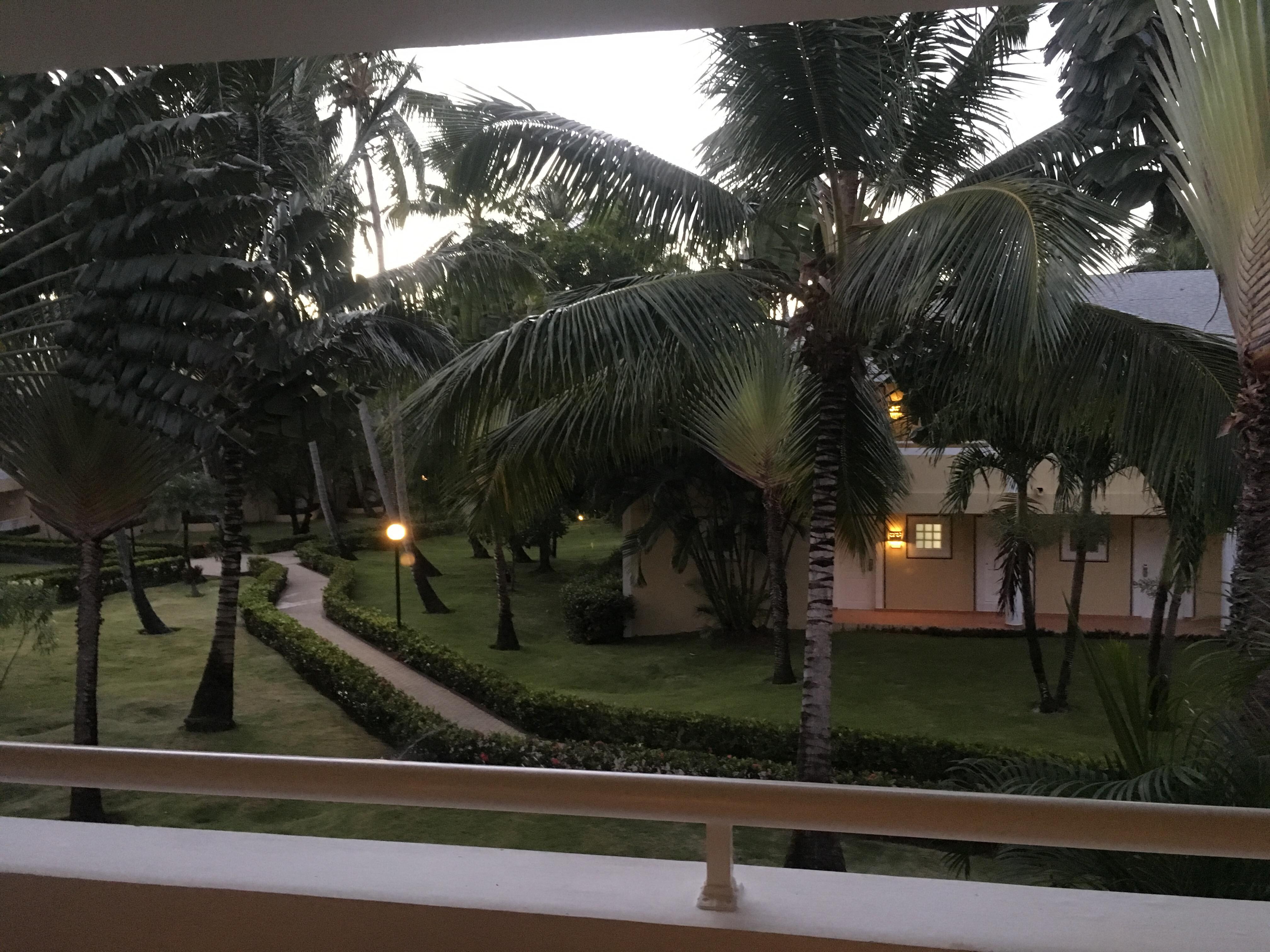 Sitting area in jr suite room leading to balcony
