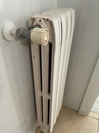 verrosteter Heizkörper