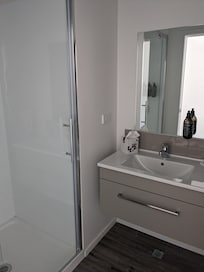 Blick ins Badezimmer