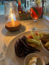 The grilled octopus