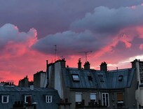 Desde la ventana de la habitación. Tal cual. Sin filtros.