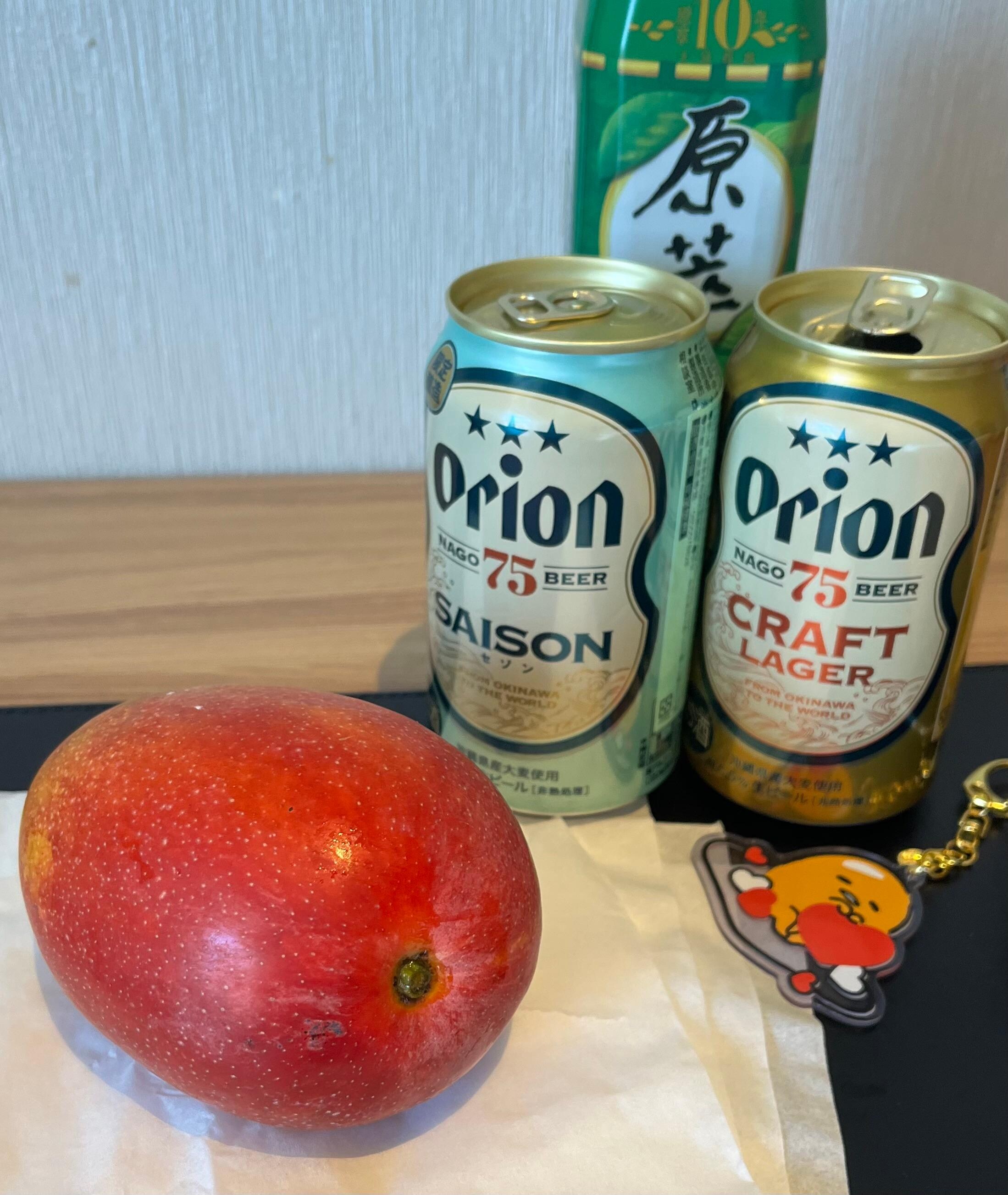 市場で買ったマンゴー、美味しかった♪