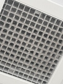 Bathroom expel air cover