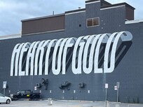 Great art on local buildings.