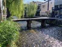 Walking bridge near the accommodation.