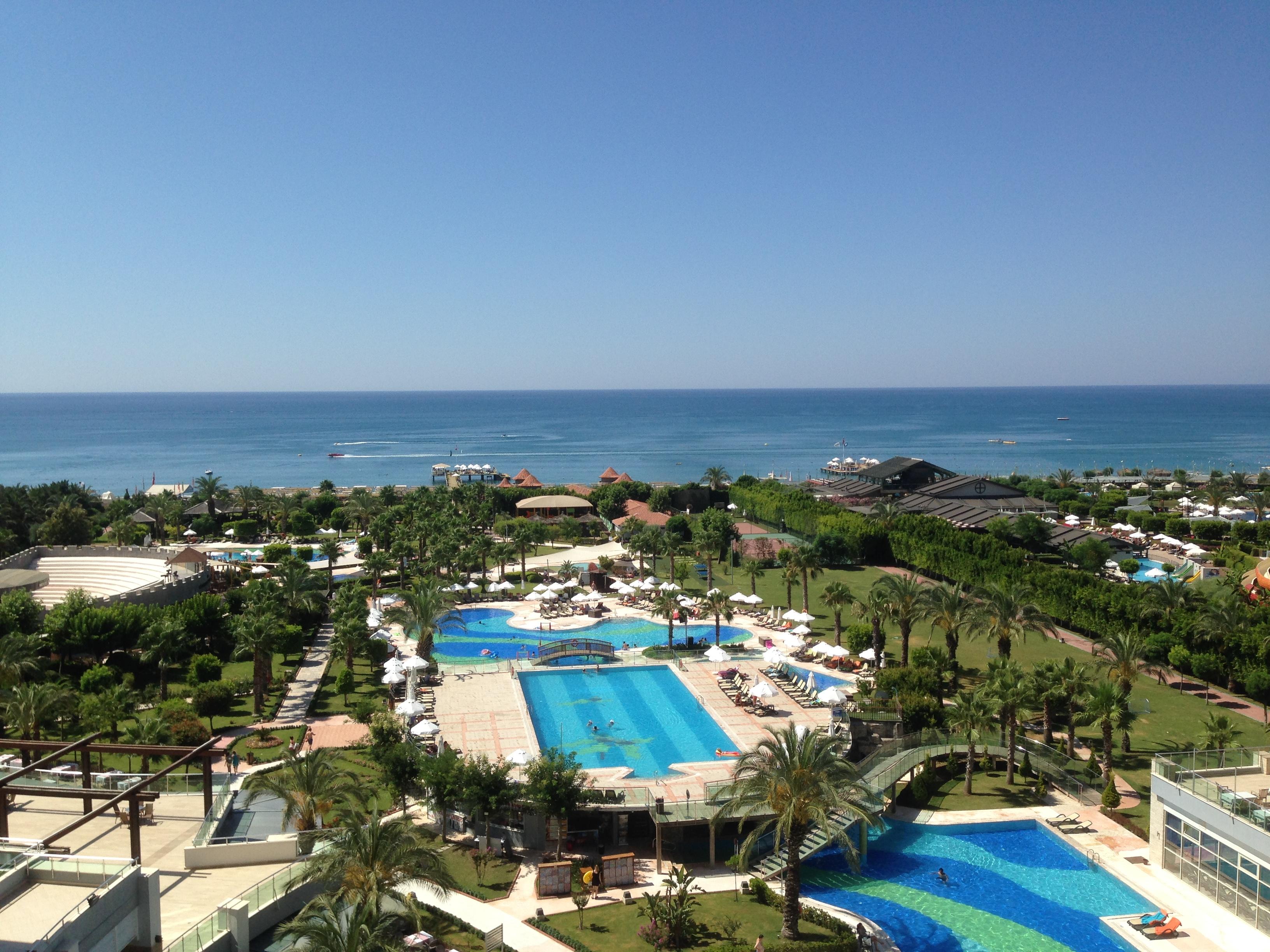 View of the hotel from my room
