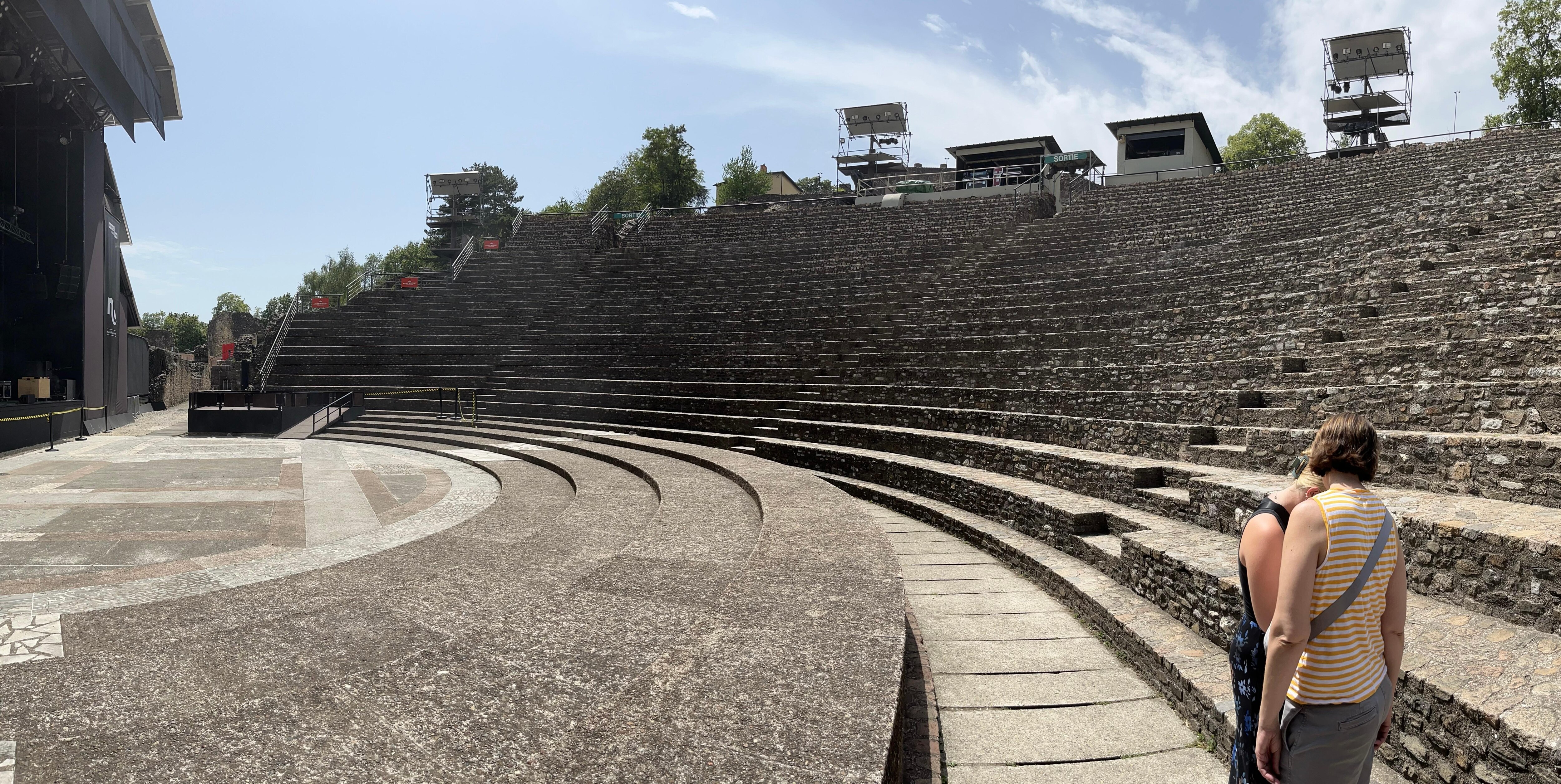 Roman amphitheater.