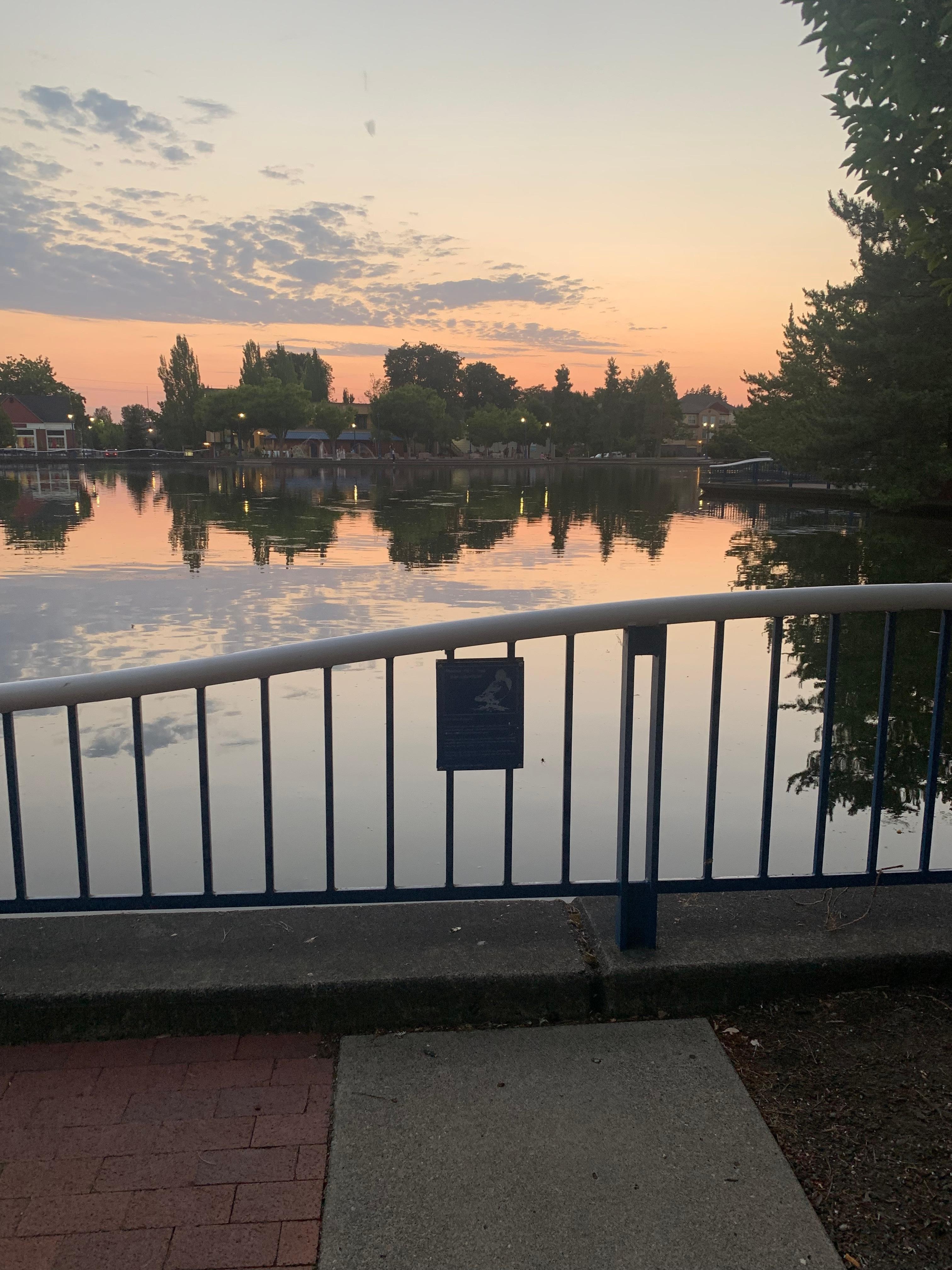 Lake pathway