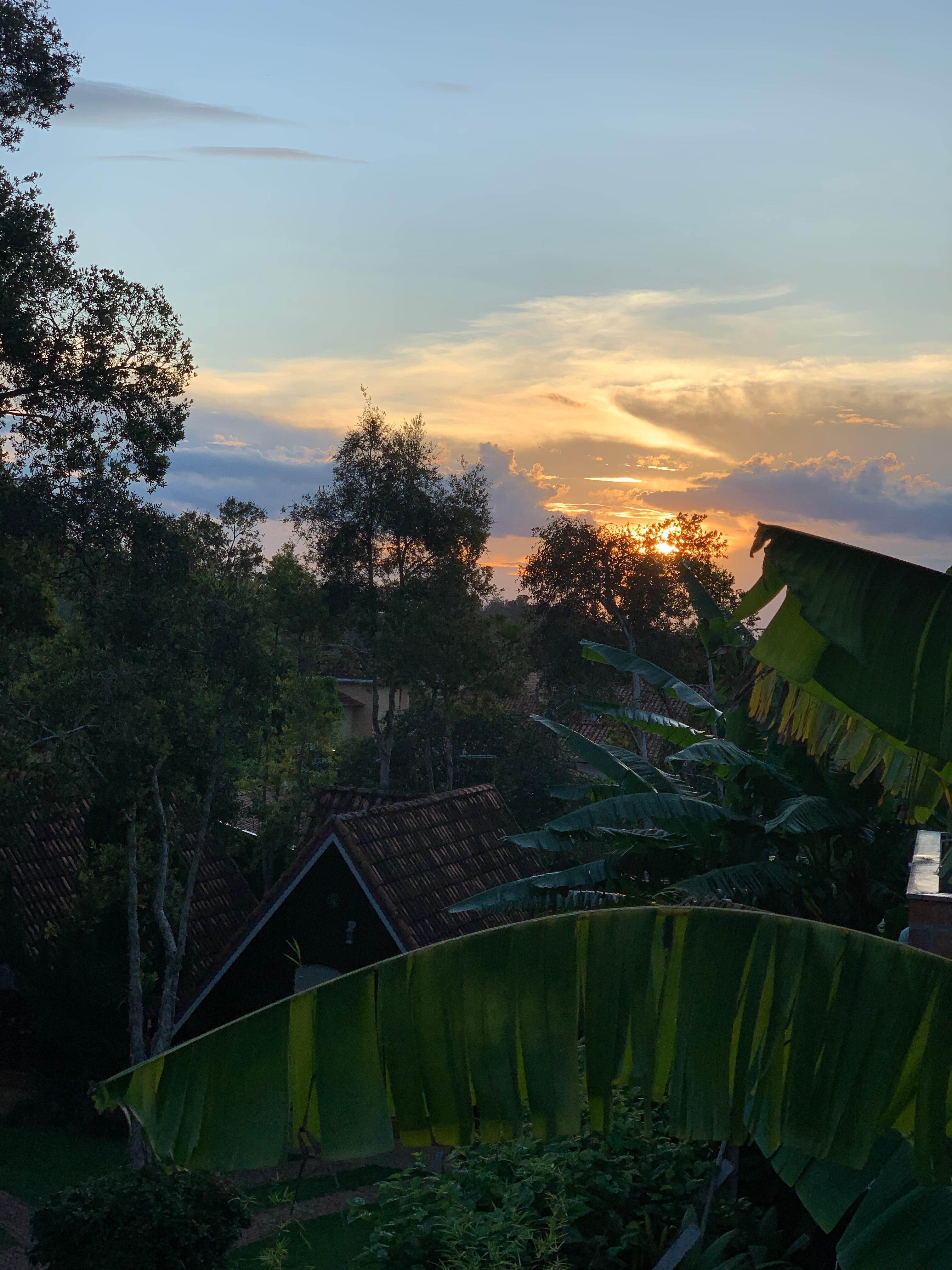 Por do sol da suíte !!!!