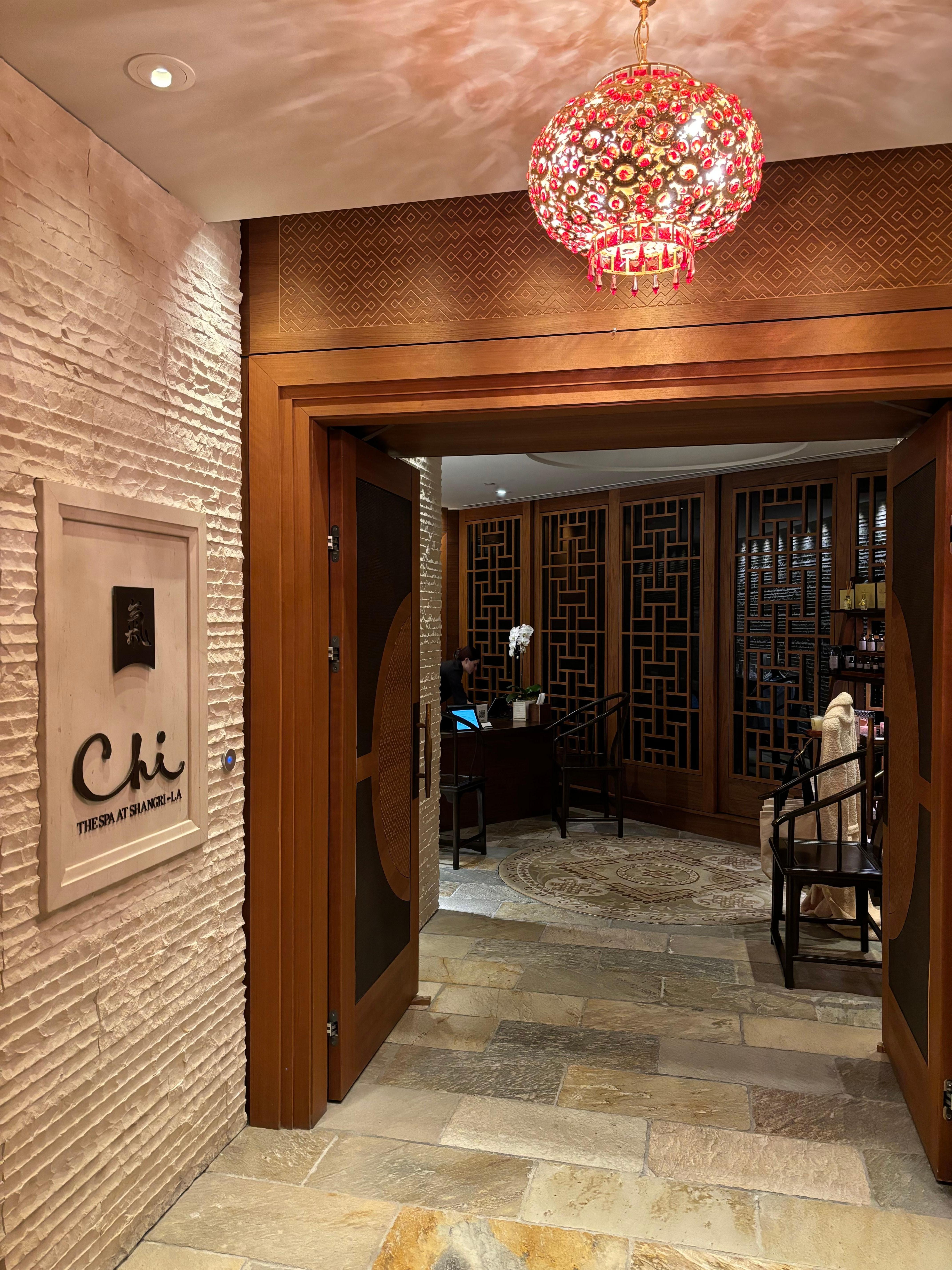 Entrée du spa