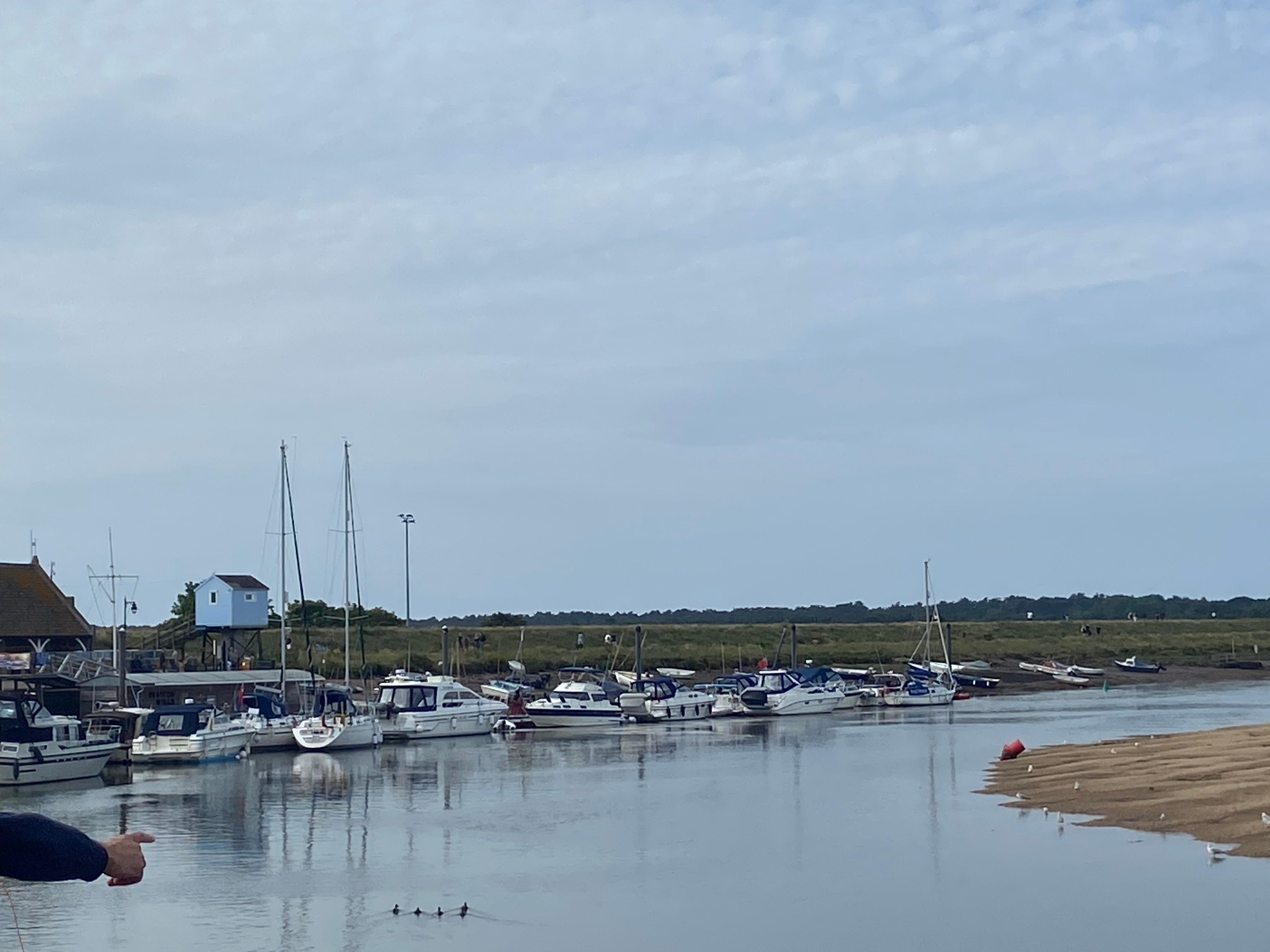 The view from the quay 