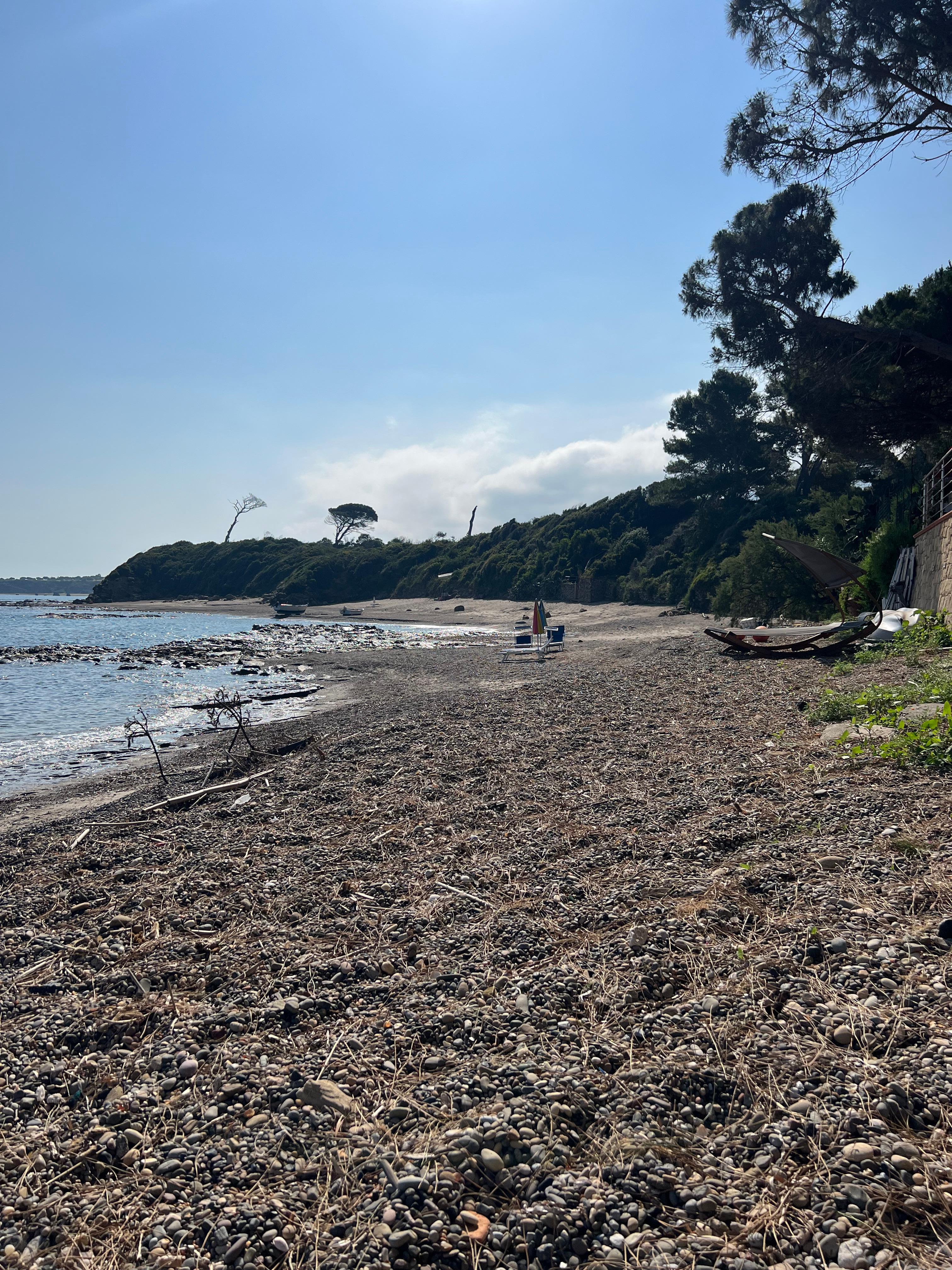 Näst intill egen strand, vilket vi uppskattar.