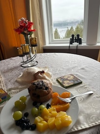 View for our bring a-long breakfast