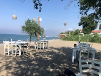 Doğal deniz manzarası.