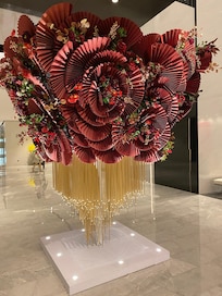 Art piece in lobby