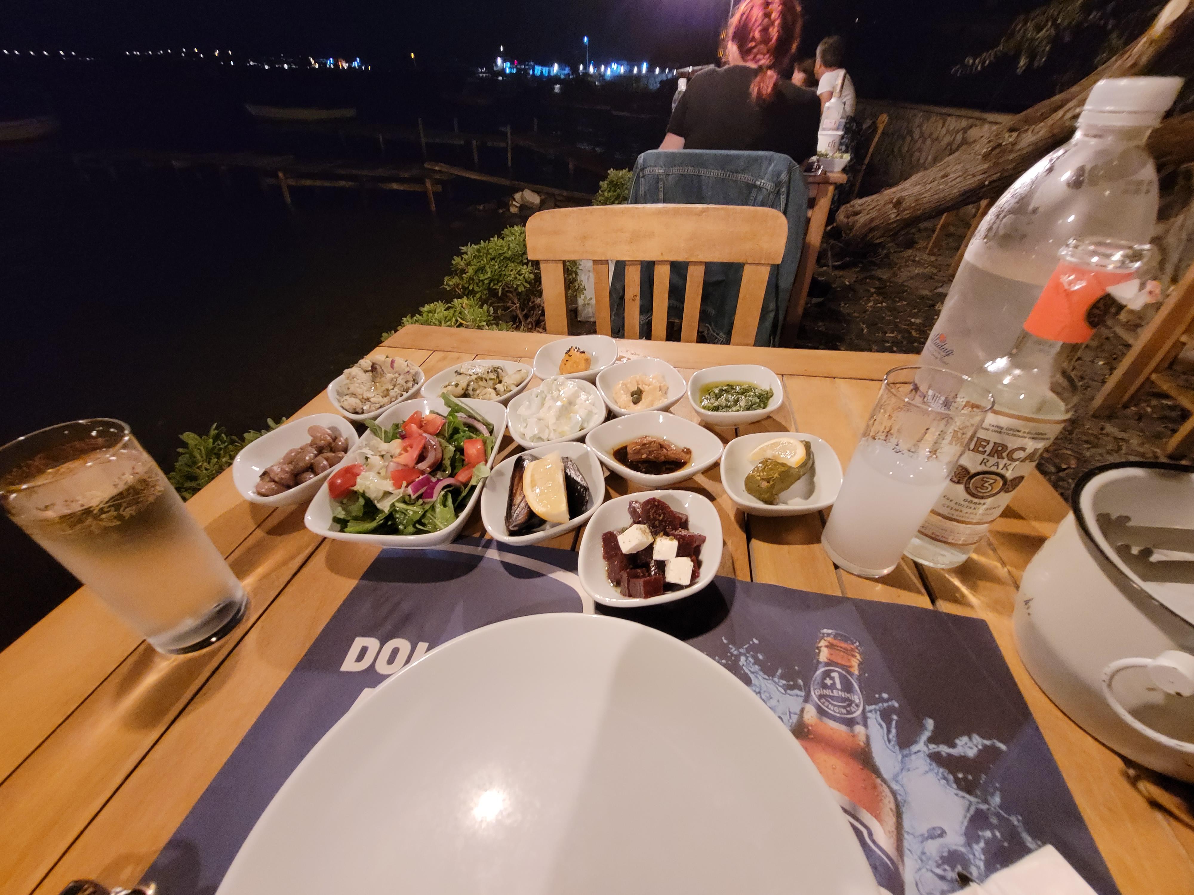 Dîner au bord de l'eau